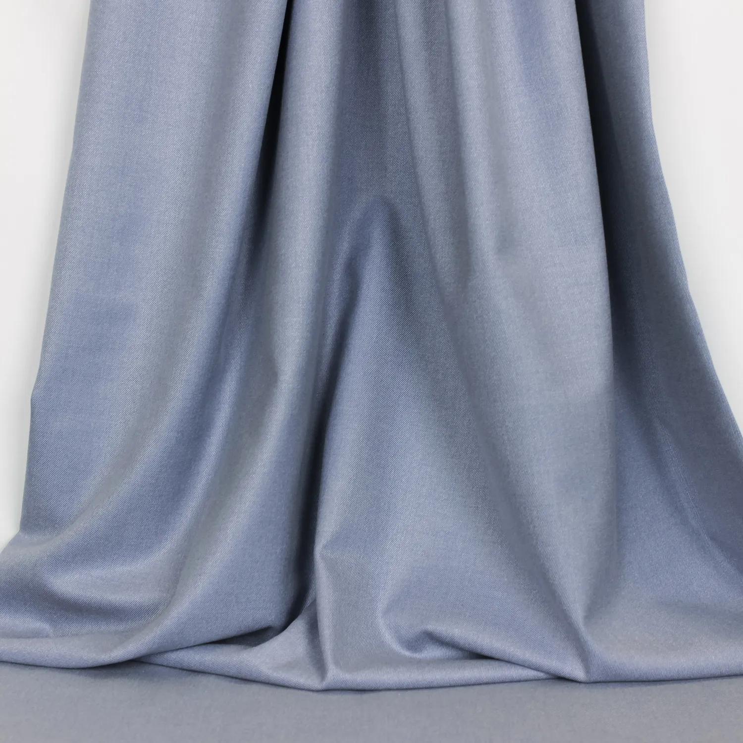 Bamboo licht elastische indigo denim gebleekt